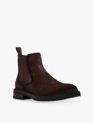 STEVE MADDEN Hatton Suede Chelsea Boots - EUR 45 / 11 UK MEN in Brown, additional product view 2