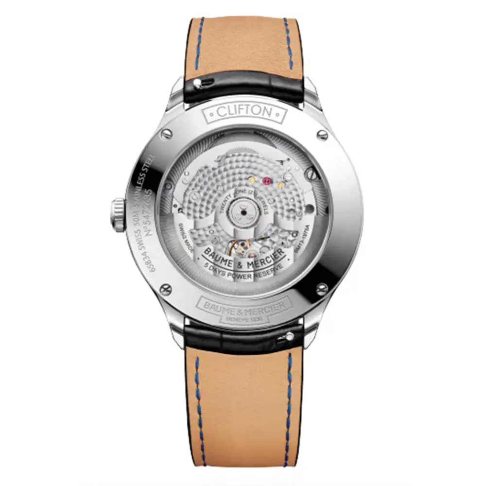 Baume & Mercier Clifton 40mm Mens Watch Black in Black, additional product view 2