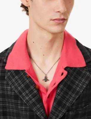 VIVIENNE WESTWOOD Fabianno Brass Pendant Necklace detail 2