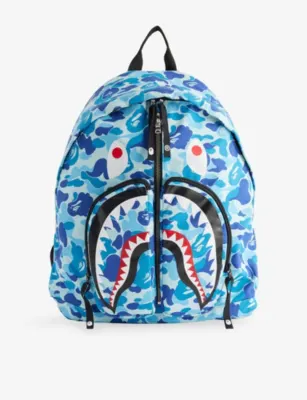 A BATHING APE ABC Camo Shark Woven Daypack