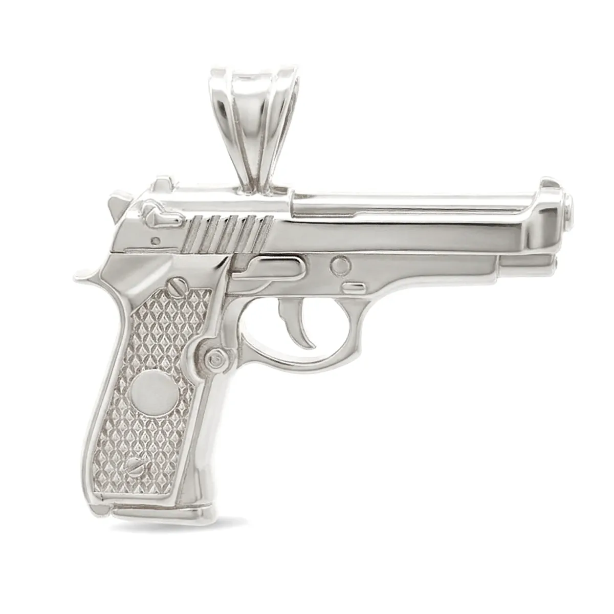 MARYAM - For Him SILVER .925 Silver Pistol Pendant 71194 in Silver – Pendant