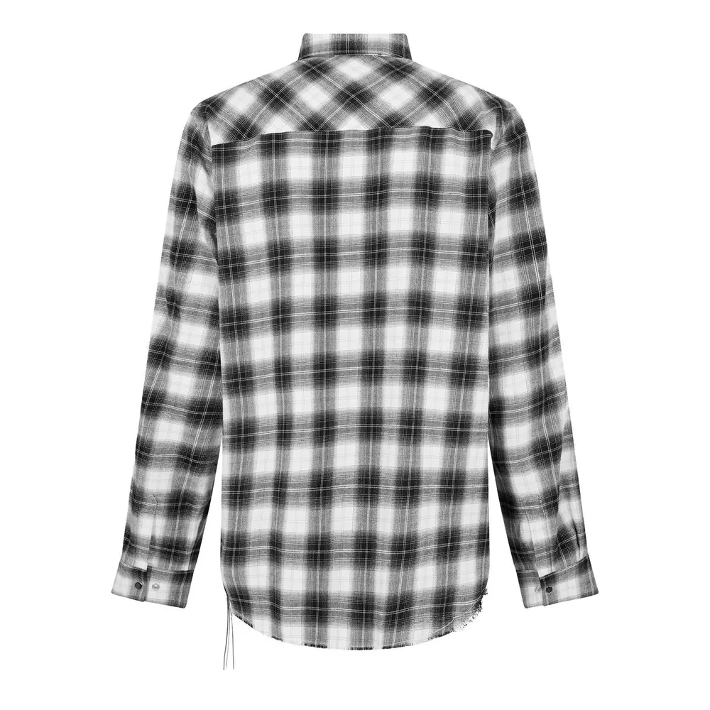 Amiri Men's Bones Long Sleeve Flannel Shirt detail 2