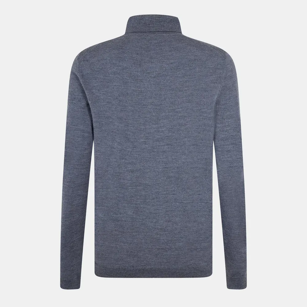 Boss Men's Banet E Knitted Long Sleeve Polo Shirt detail 2