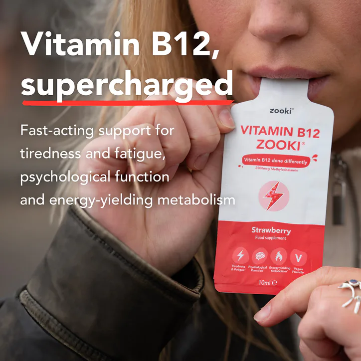 Zooki Liposomal Vitamin B12 2500mcg Strawberry Flavour 90 Sachets Bundle detail 2