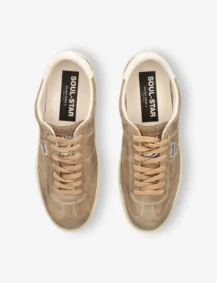 GOLDEN GOOSE Soul Star 15522 Suede Trainers - EUR 45 / 11 UK MEN in Beige, additional product view 2