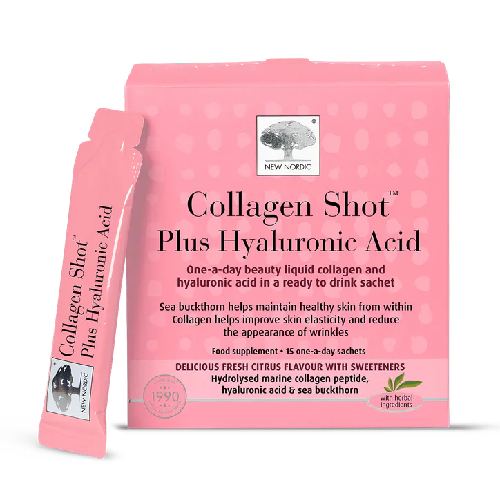 New Nordic Collagen Shot plus Hyaluronic Acid 15 Sachets
