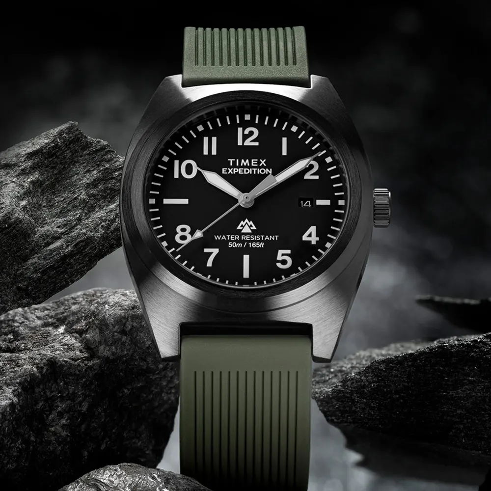 Timex Expedition Capstone 39mm Mens Watch Black in Black, additional product view 2