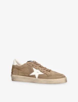 GOLDEN GOOSE Ball Star 55824 Suede Trainers - EUR 43 / 9 UK MEN in BEIGE OTH, additional product view 3