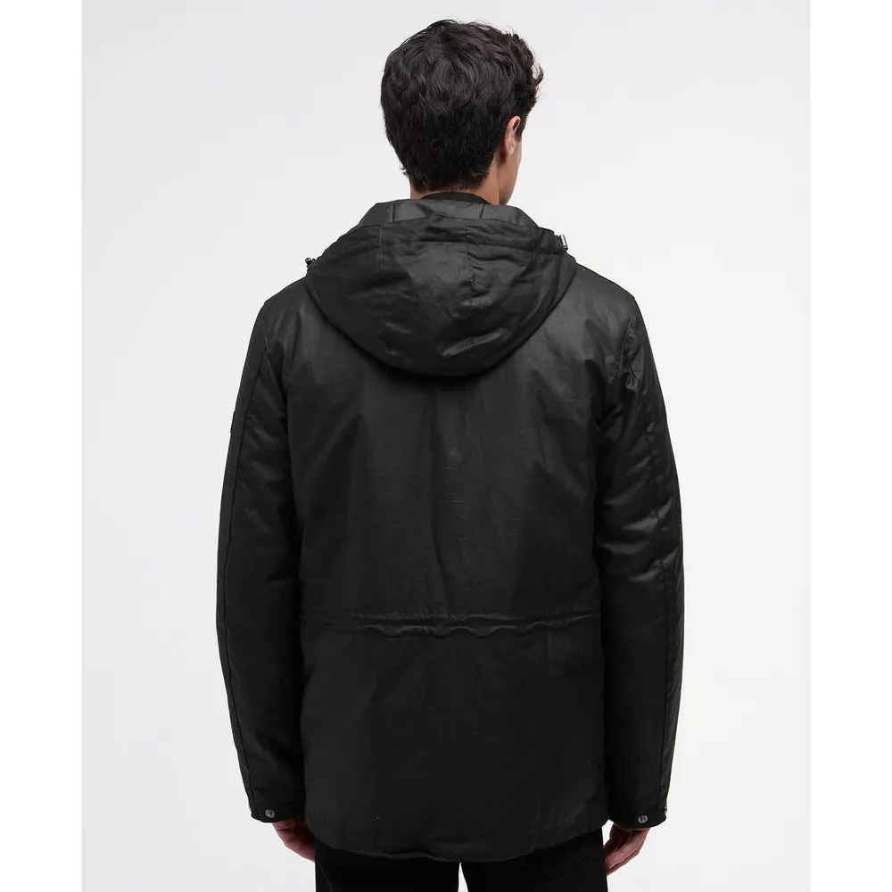 Barbour International Mens Endley Waxed Jacket detail 3