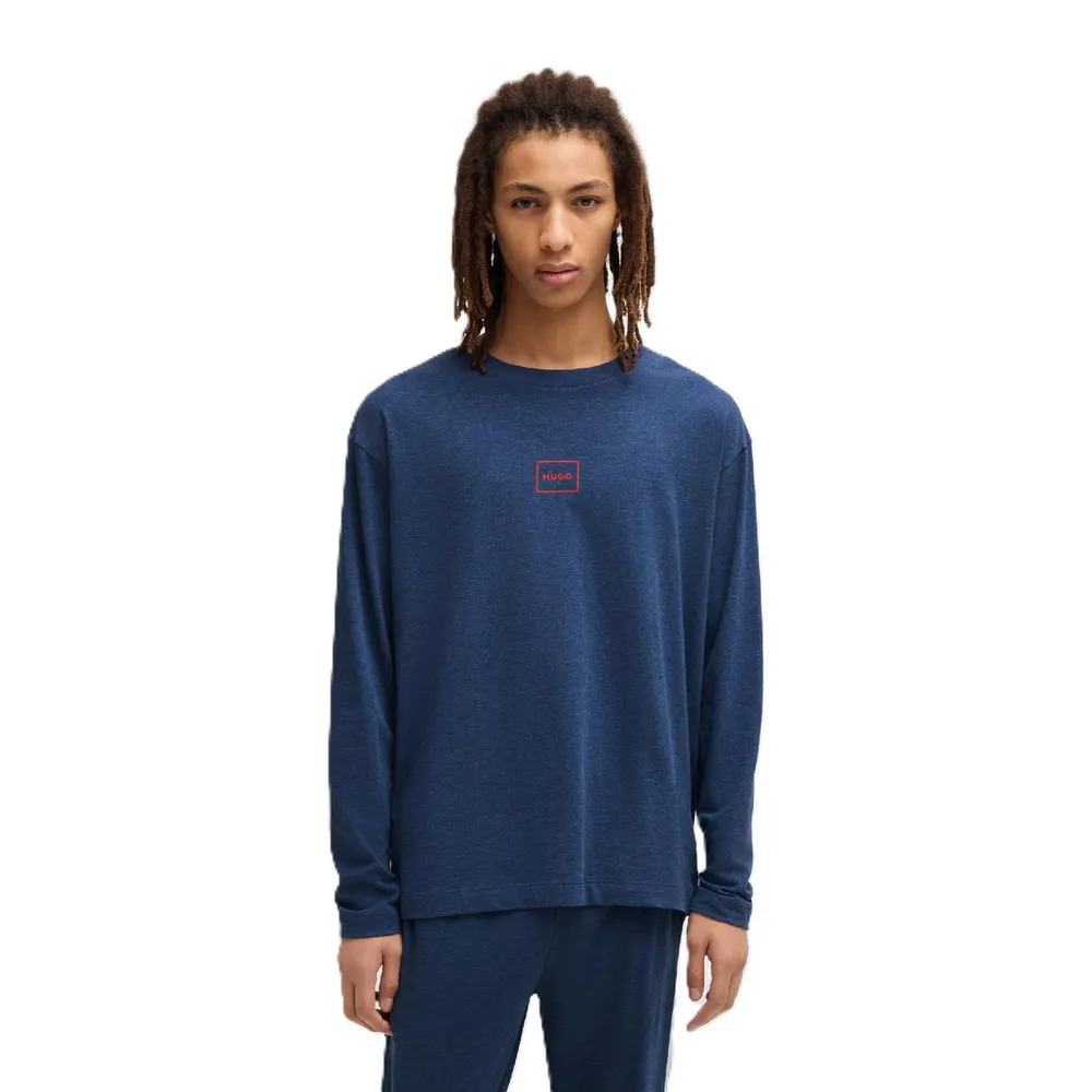 Hugo Men's Laze Long Set Ew Over the Head Hoodie detail 3