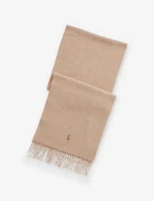POLO RALPH LAUREN Fringed Wool Scarf
