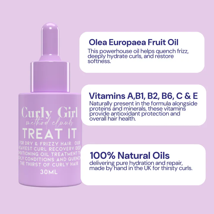 Curly Girl Method Club Treat It Deep Conditioning Oil detail 3