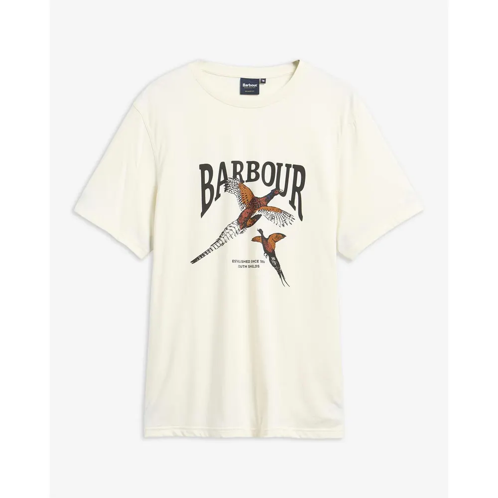 Barbour Men's Pheasant Cotton Short-Sleeve Crew-Neck Relaxed-Fit T-Shirt detail 2