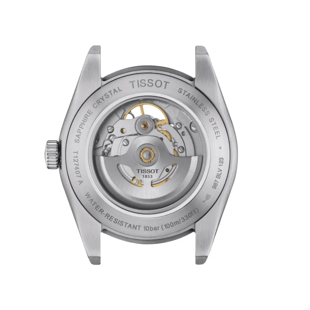 Tissot Gentleman Open Heart 40mm Mens Watch White in White, additional product view 2