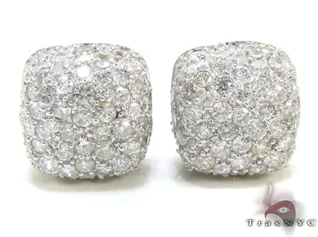 RINA - For Him FACTORY Diamond Pillow Earrings 21333 in Rose Gold – Earrings