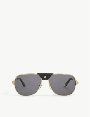 CARTIER CT0165S aviator sunglasses
