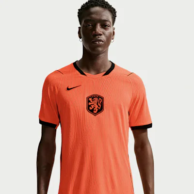 Nike Netherlands National Team 2026 Match Home Men's Nike Aero-FIT Football Shirt - Hyper Crimson/Black/Black