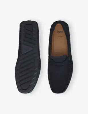 BOSS Penny-Detail Suede Loafers - EUR 42 / 8 UK MEN detail 2