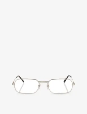 CARTIER CT0556O Rectangle Metal Optical Glasses
