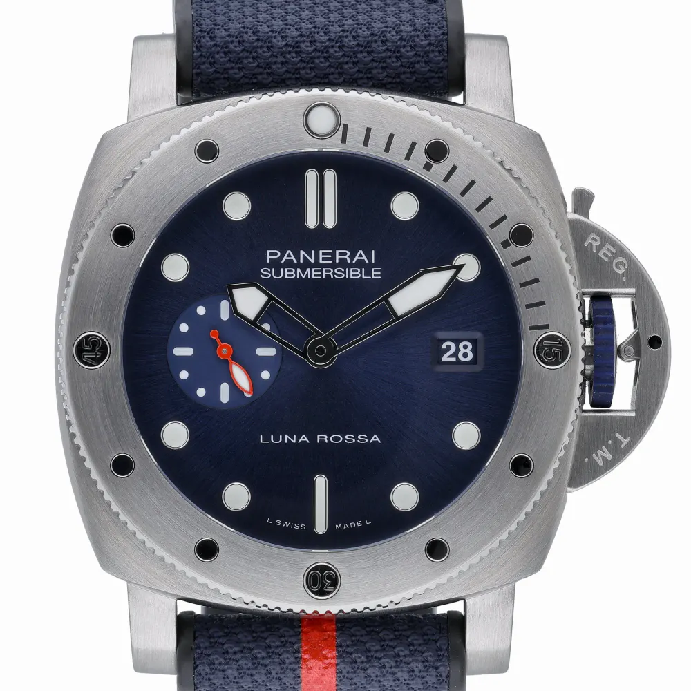 Panerai Submersible QuarantaQuattro PAM01391 — 2023 — Excellent in Blue – Pre-owned watches