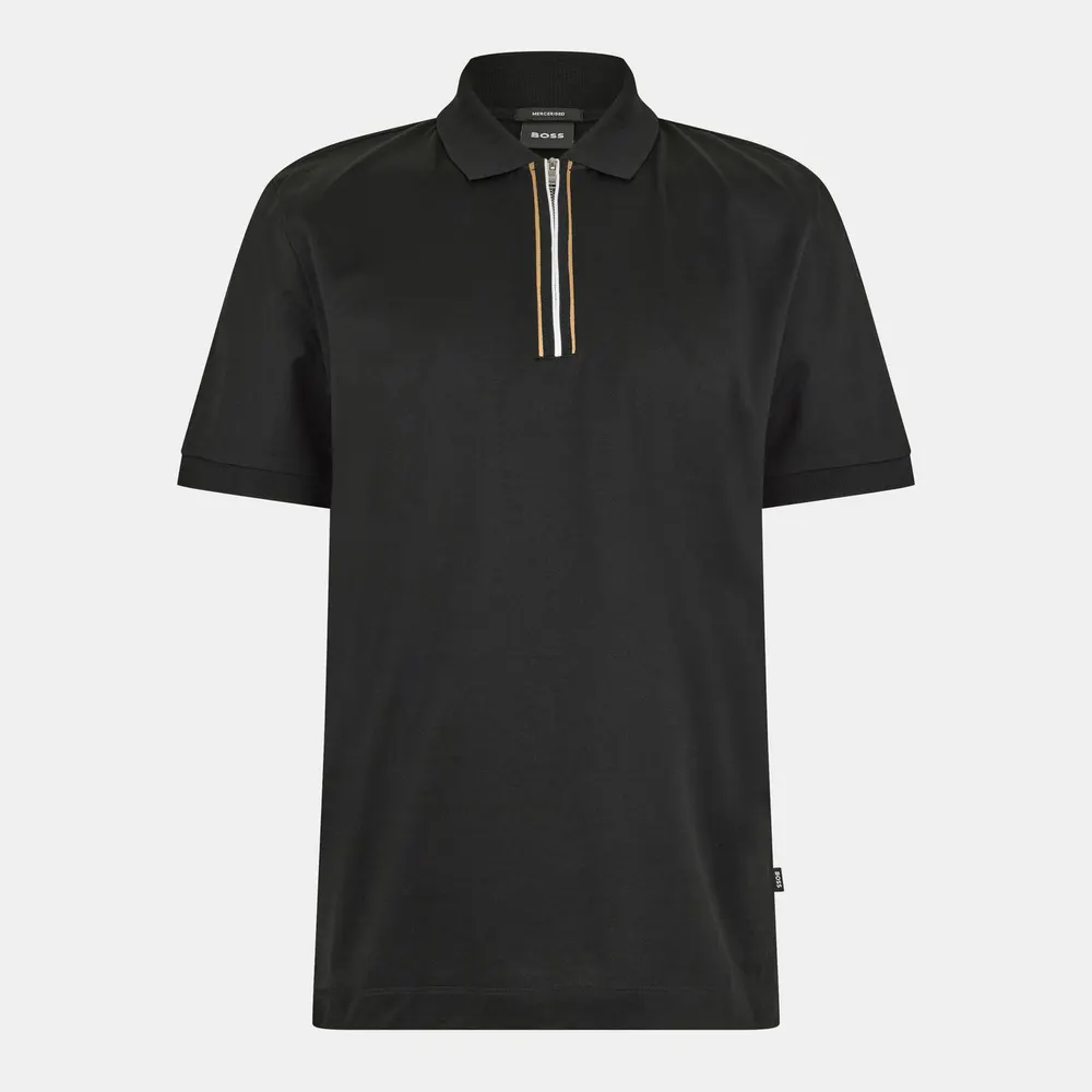 Boss Men's H-Paras 65 Polo Quarter Zip Shirt