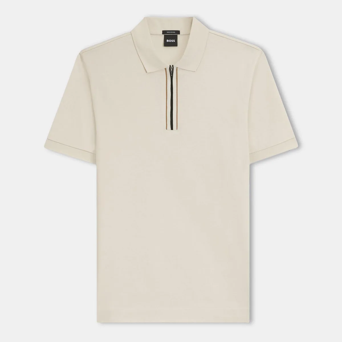 Boss Men's H-Paras 65 Polo Quarter Zip Shirt