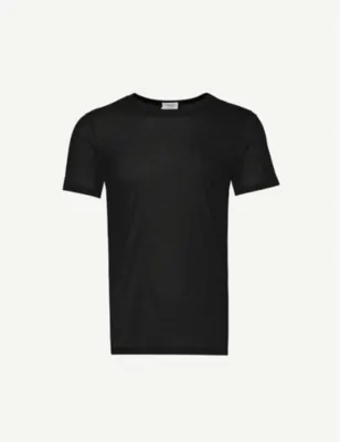 ZIMMERLI Pure Comfort cotton-blend T-shirt detail 2