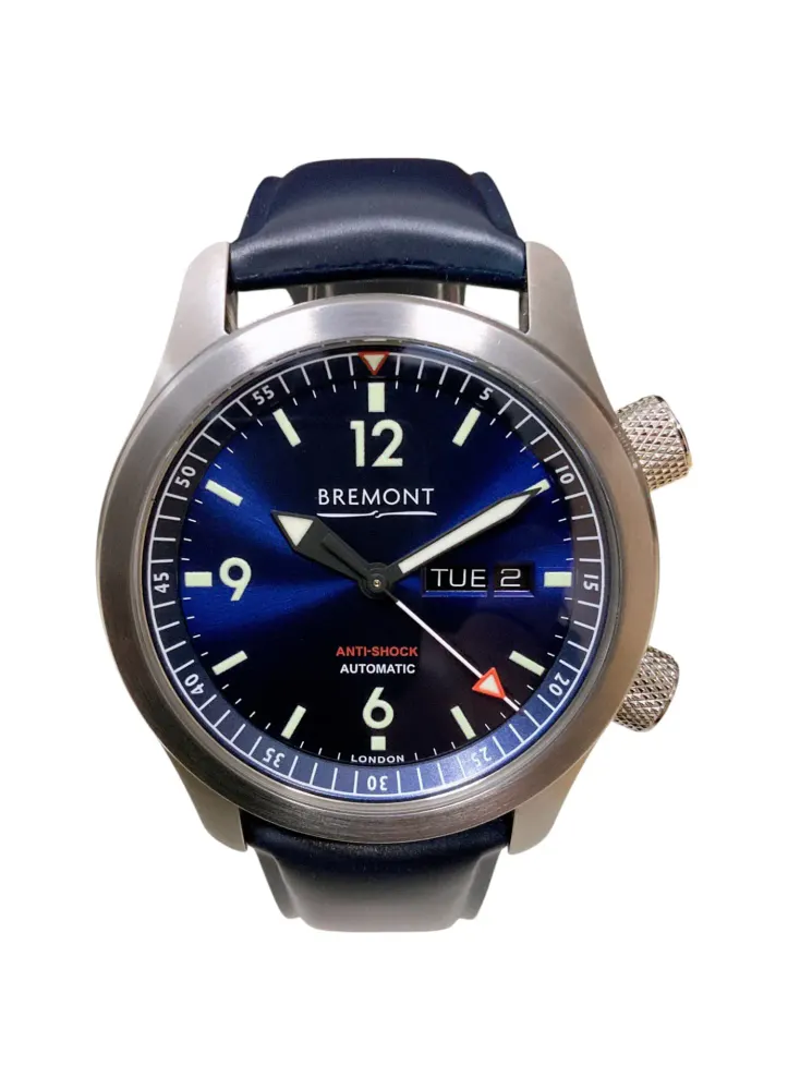 Bremont U-2 U-2/BL — 2014 — Very good in Blue Quarter Arabic – Pre-owned watches