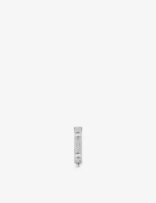 CARTIER LOVE 18ct White Gold And Brilliant-Cut Diamond Cufflinks detail 2