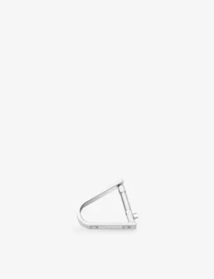 CARTIER LOVE 18ct White Gold And Brilliant-Cut Diamond Cufflinks detail 3