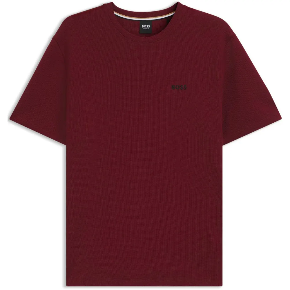 Boss Mens BOSS Bodywear Waffle T-Shirt with Structured Design