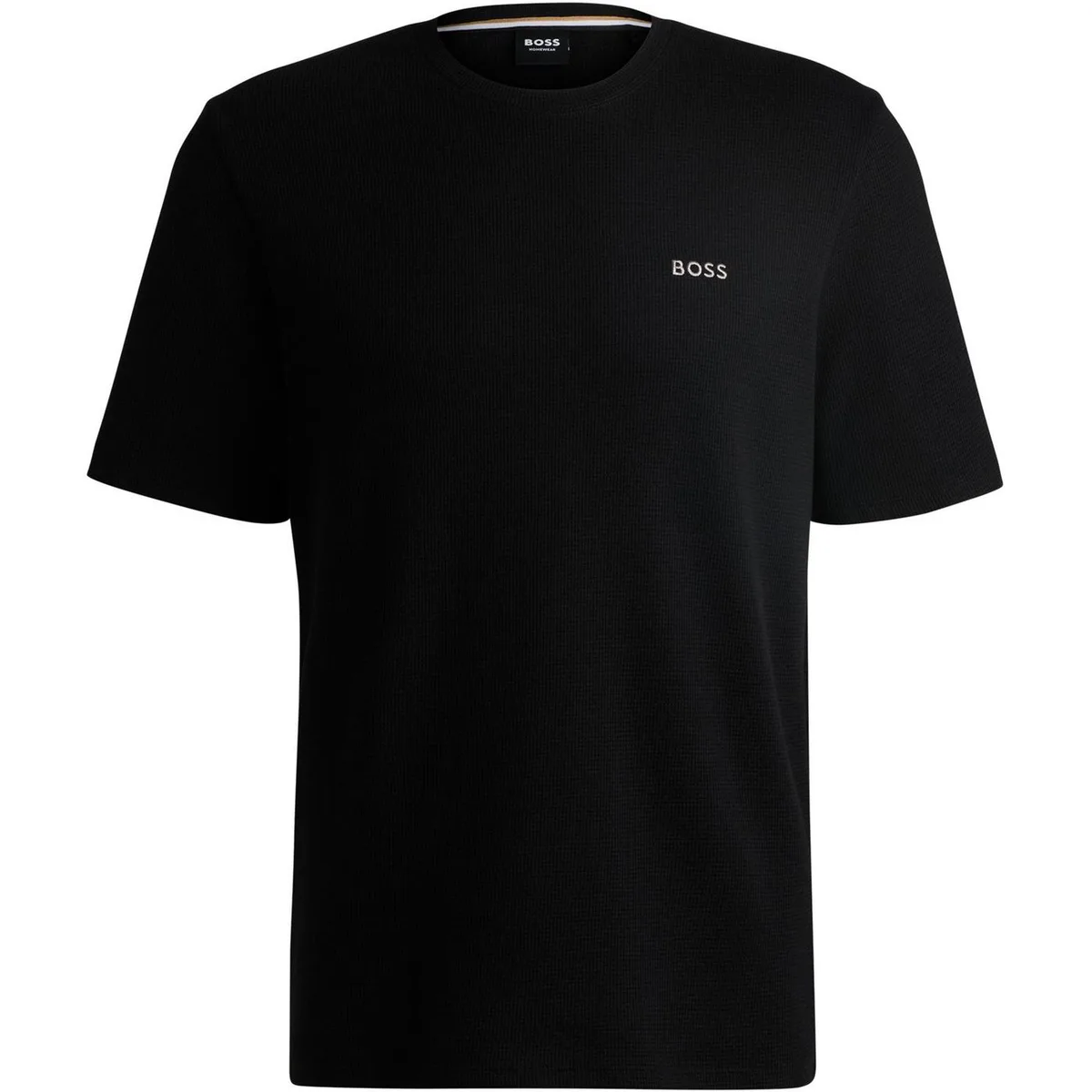 Boss Mens BOSS Bodywear Waffle T-Shirt with Structured Design