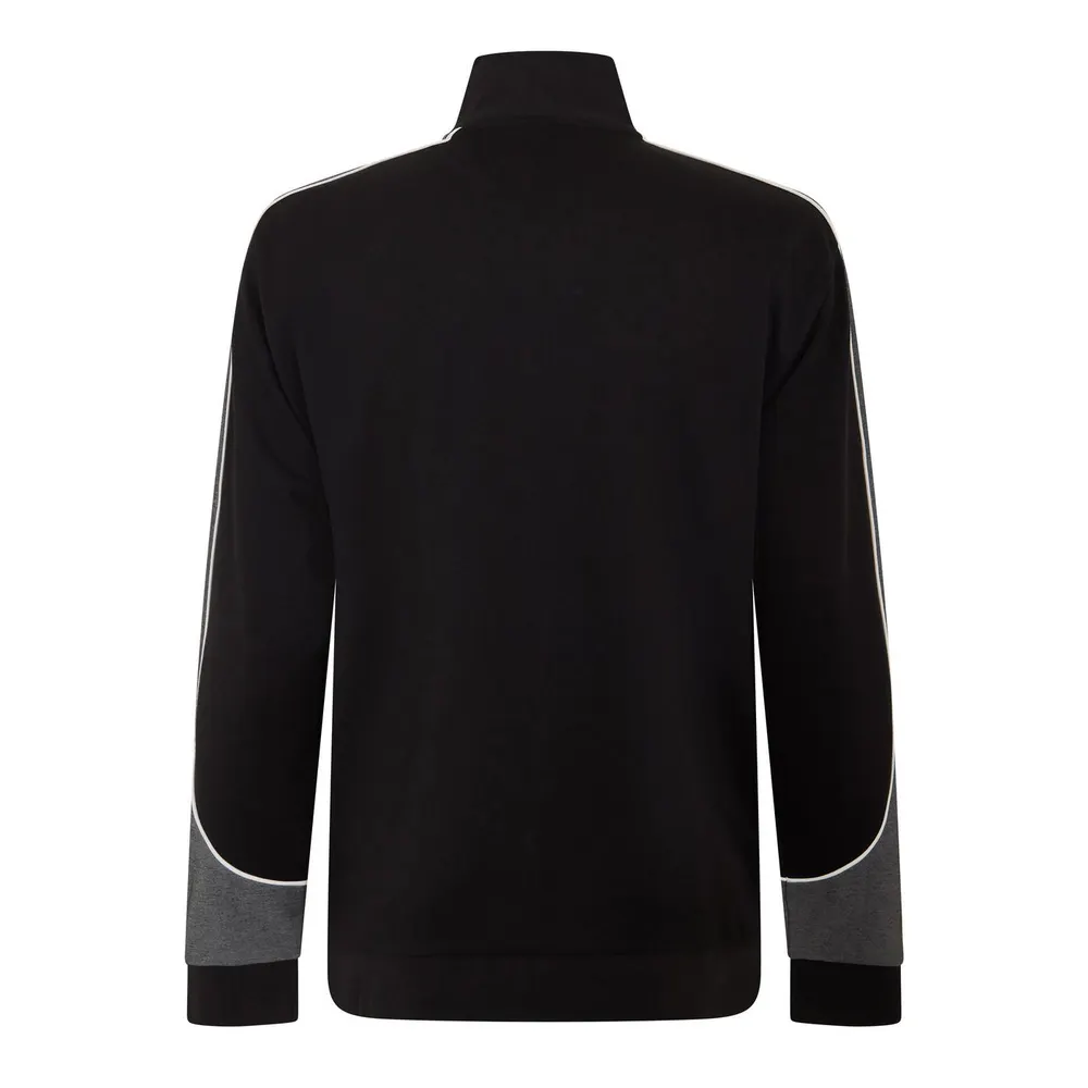 Boss Men's BW Tracksuit 1/4-Zip Cotton Fleece Top detail 2