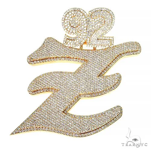 RINA - For Him CUSTOM Custom Made Initial Pendant 67443 in Rose Gold – Pendant