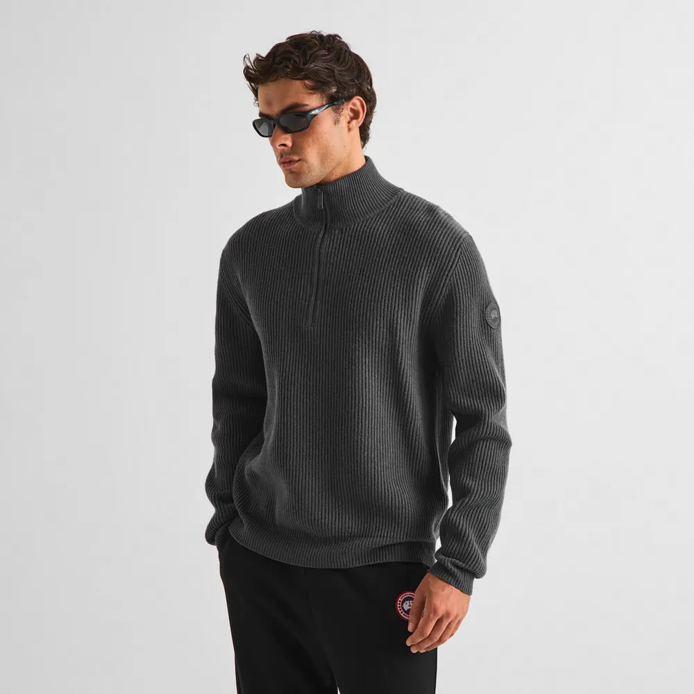 Canada Goose Canada 1/4 Zip Knit Sn64 detail 3