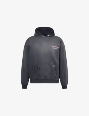 REPRESENT Duality Logo-Print Cotton Hoody