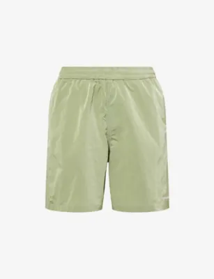 CARHARTT WIP Canby Swim Shorts in Gentle Green / White – Mens | Swimwear | Shorts