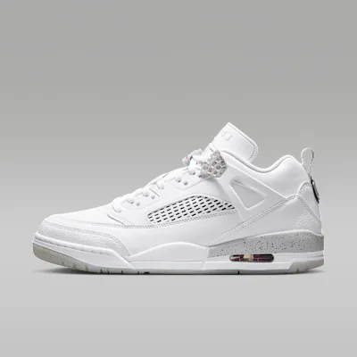Jordan Spizike Low Men's Shoes - White/Grey Fog/Fire Red/Black in White/Grey Fog/Fire Red/Black – Nike men's and unisex