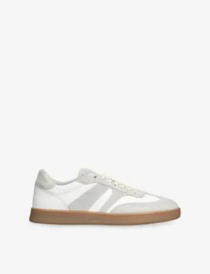 COLLEGIUM Court III Leather Trainers - 5 in White – Mens | Trainers | Lace up trainers