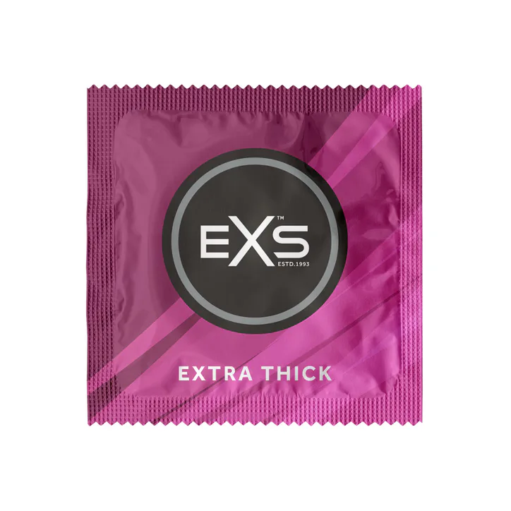 EXS Extra Thick Condoms Vegan Extra Protection 12 Pack detail 2