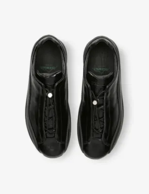 DIEMME Licata Leather Trainers - EUR 41 / 7 UK MEN in BLACK, additional product view 2
