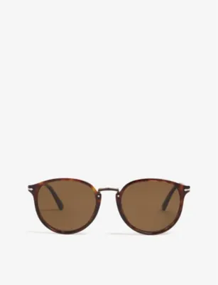 PERSOL Po3210 Typewriter Edition round-frame sunglasses