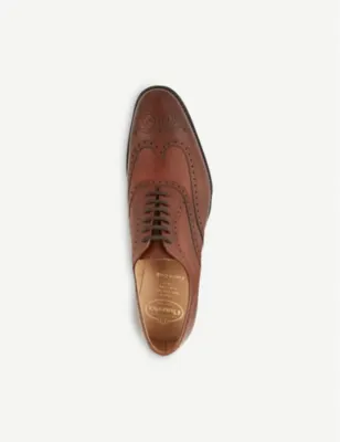 CHURCH'S Berlin punched wingcap Oxford shoes - EUR 40 / 6 UK MEN in MID BROWN, additional product view 2