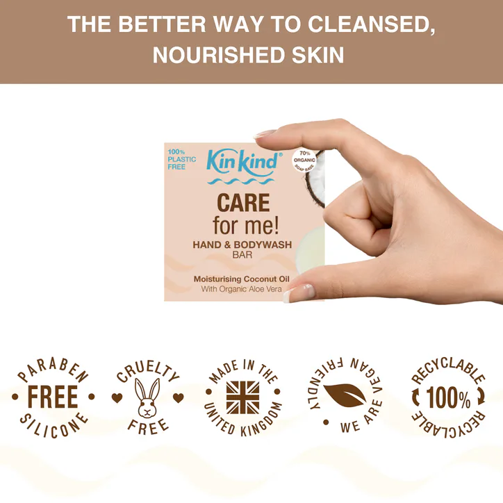 KinKind CARE for me! Moisturising BodyWash Bar 50g detail 3