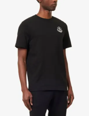 MONCLER Artist Logo-Print Cotton T-Shirt detail 3