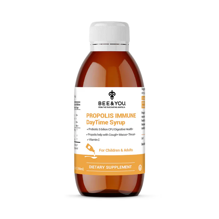 BEE&YOU Propolis Immune DayTime Syrup - Probiotic, 150 ml