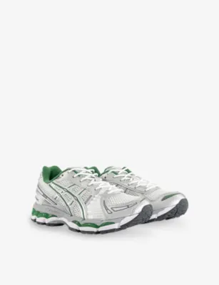 ASICS Gel-Kayano 12 Mesh Trainers - 3.5 in WHITE PURE SILVER, additional product view 3