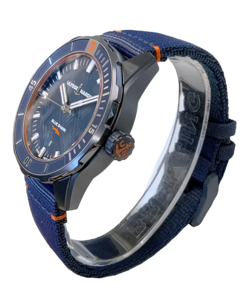 Ulysse Nardin Diver collection 8163-175LE/93-BLUESHARK — 2022 — Excellent in Blue Baton, additional product view 2