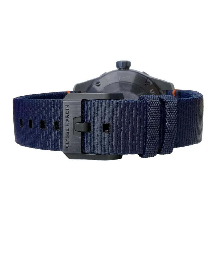 Ulysse Nardin Diver collection 8163-175LE/93-BLUESHARK — 2022 — Excellent in Blue Baton, additional product view 3