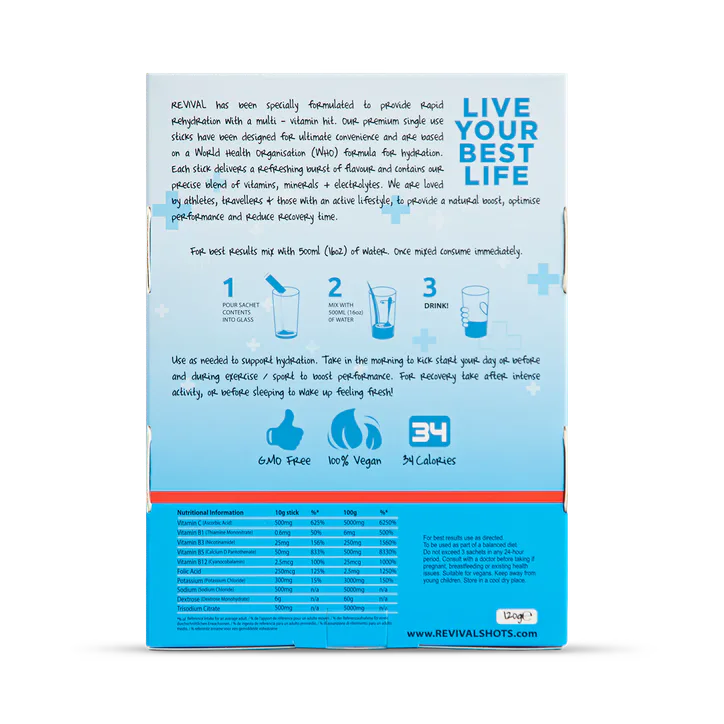 REVIVAL Rehydration & Recovery - Summer Fruits 12 pack detail 3